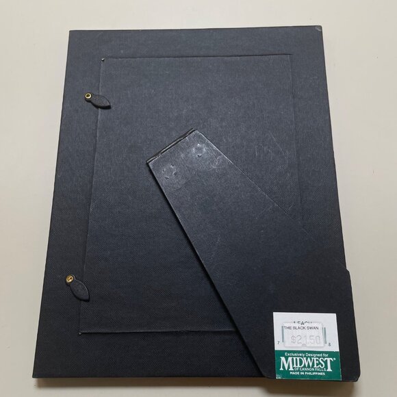 Vintage Midwest of Cannon Falls Blue Textured Stone Photo Frame 5” by 7” NOS - Picture 10 of 11